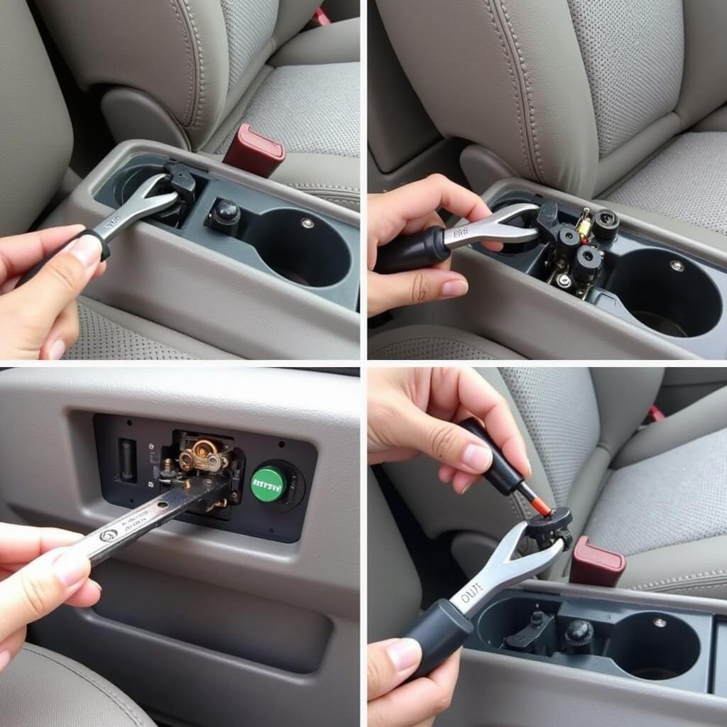 Car Driver Seat Adjustment Lever Repair