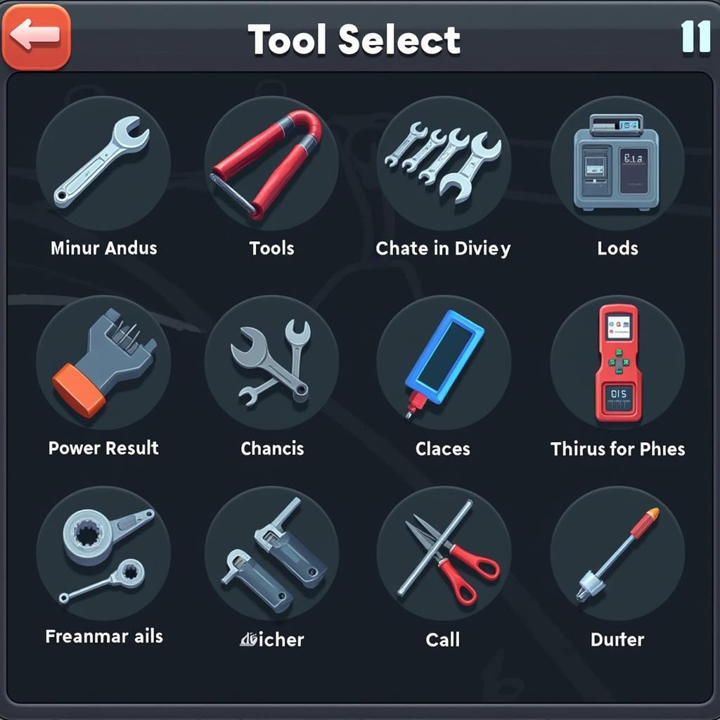 Fix Car Simulator Tools Selection