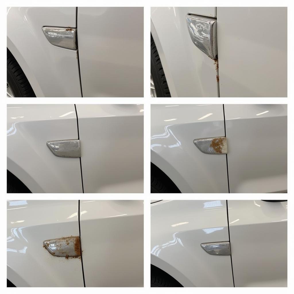 Step-by-Step Rust Repair Process on a Car