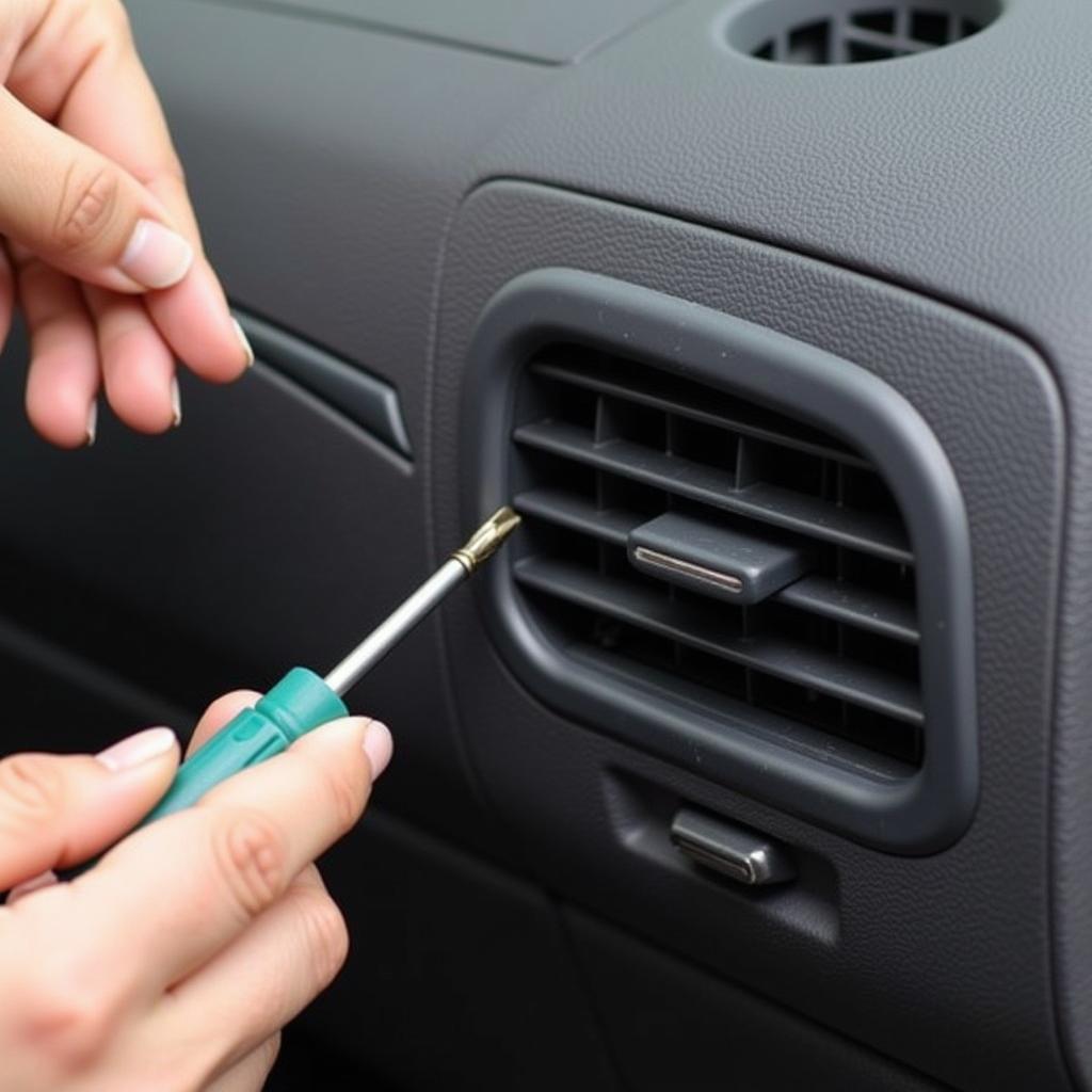 Fixing Broken Car Air Vent Slats