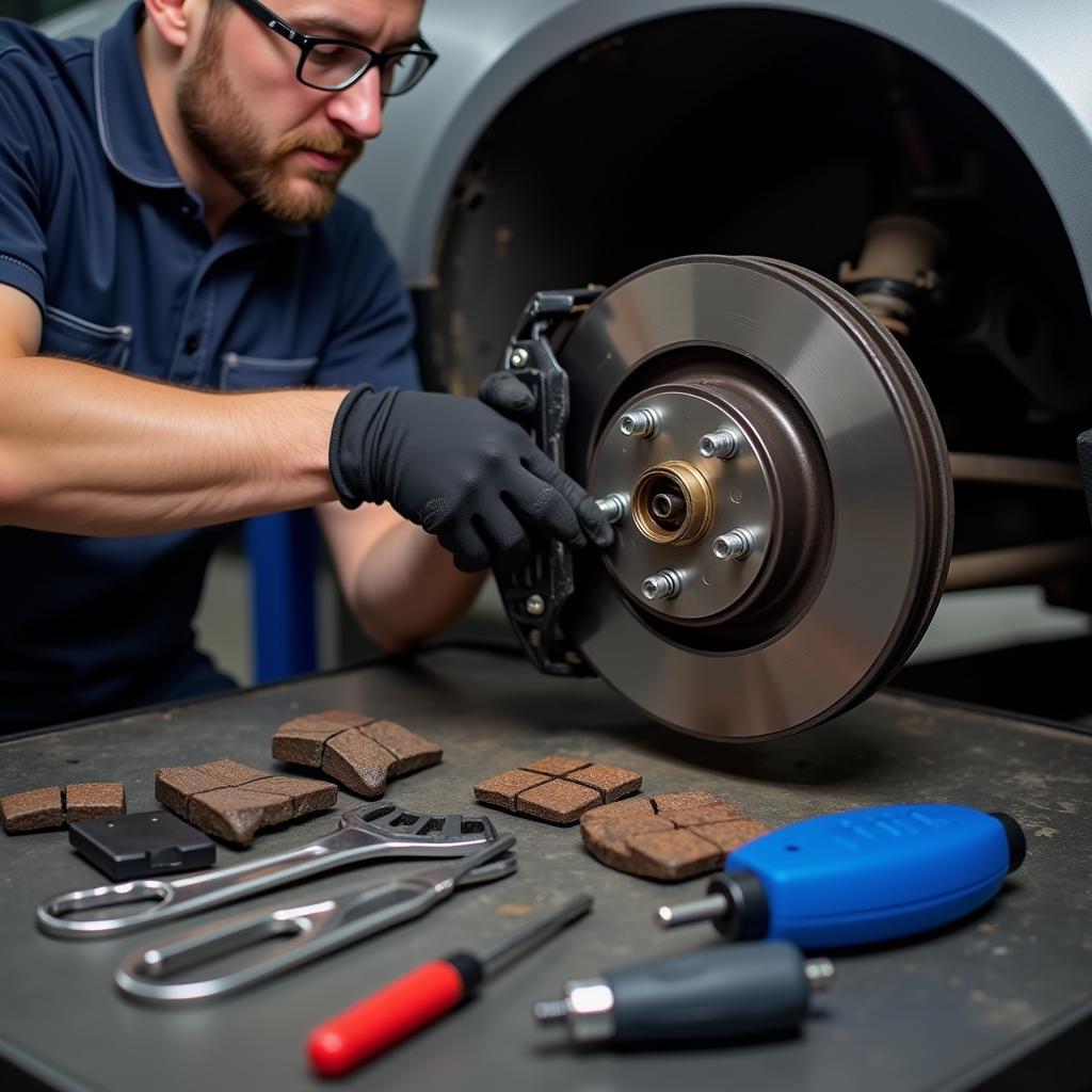 Fixing Car Brake Pads Video Tutorial