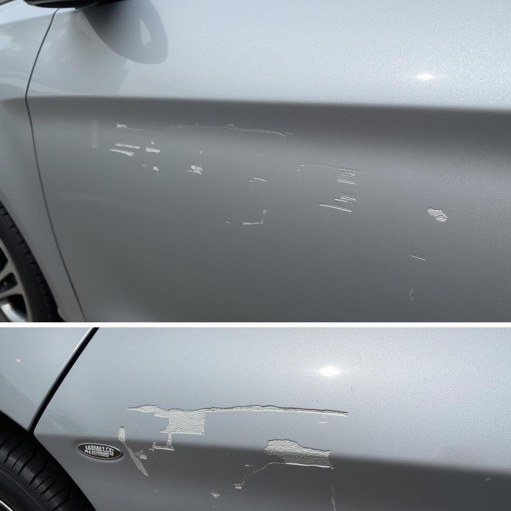 Fixing Car Door Edge Scrapes