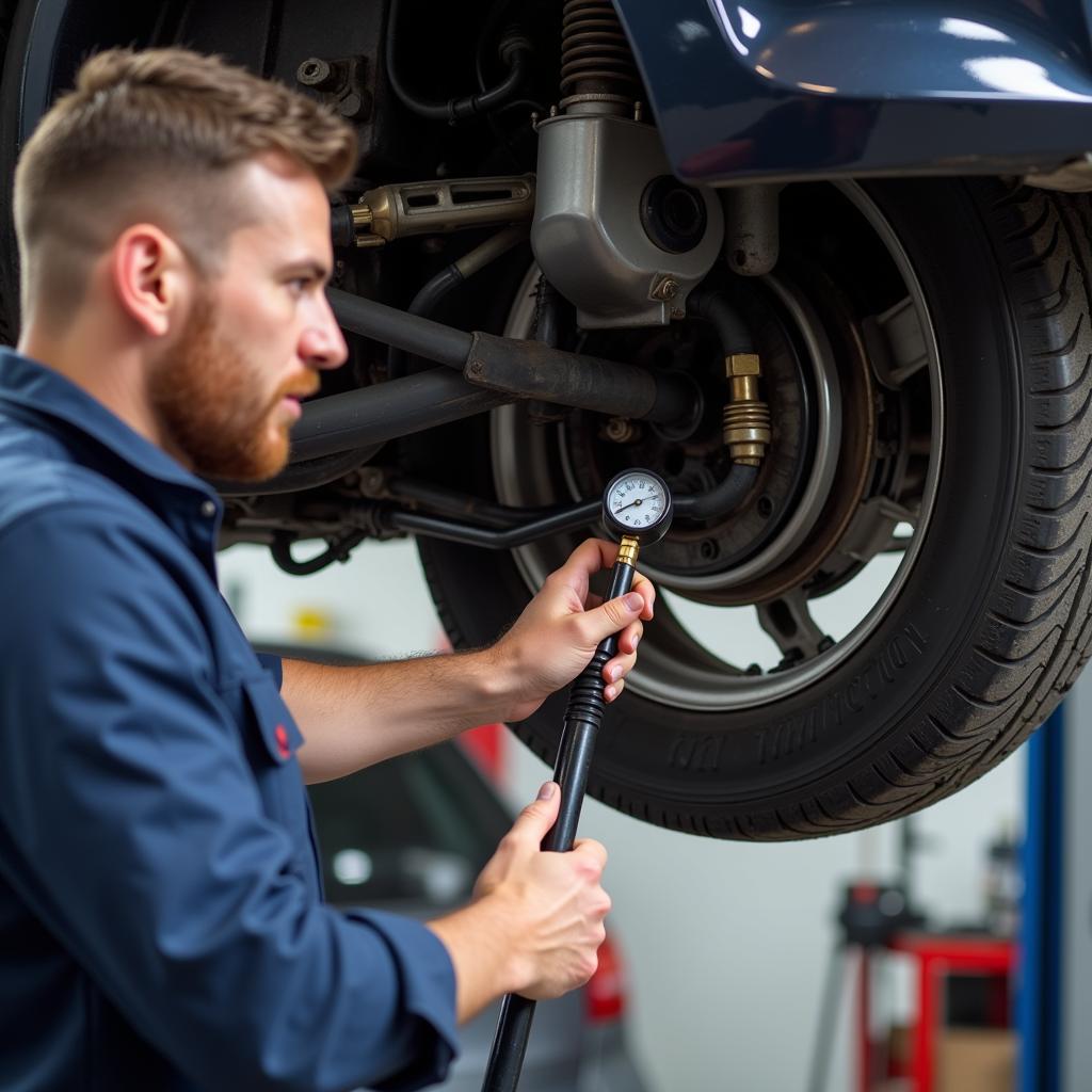 Fuel Leak Detection Under Car