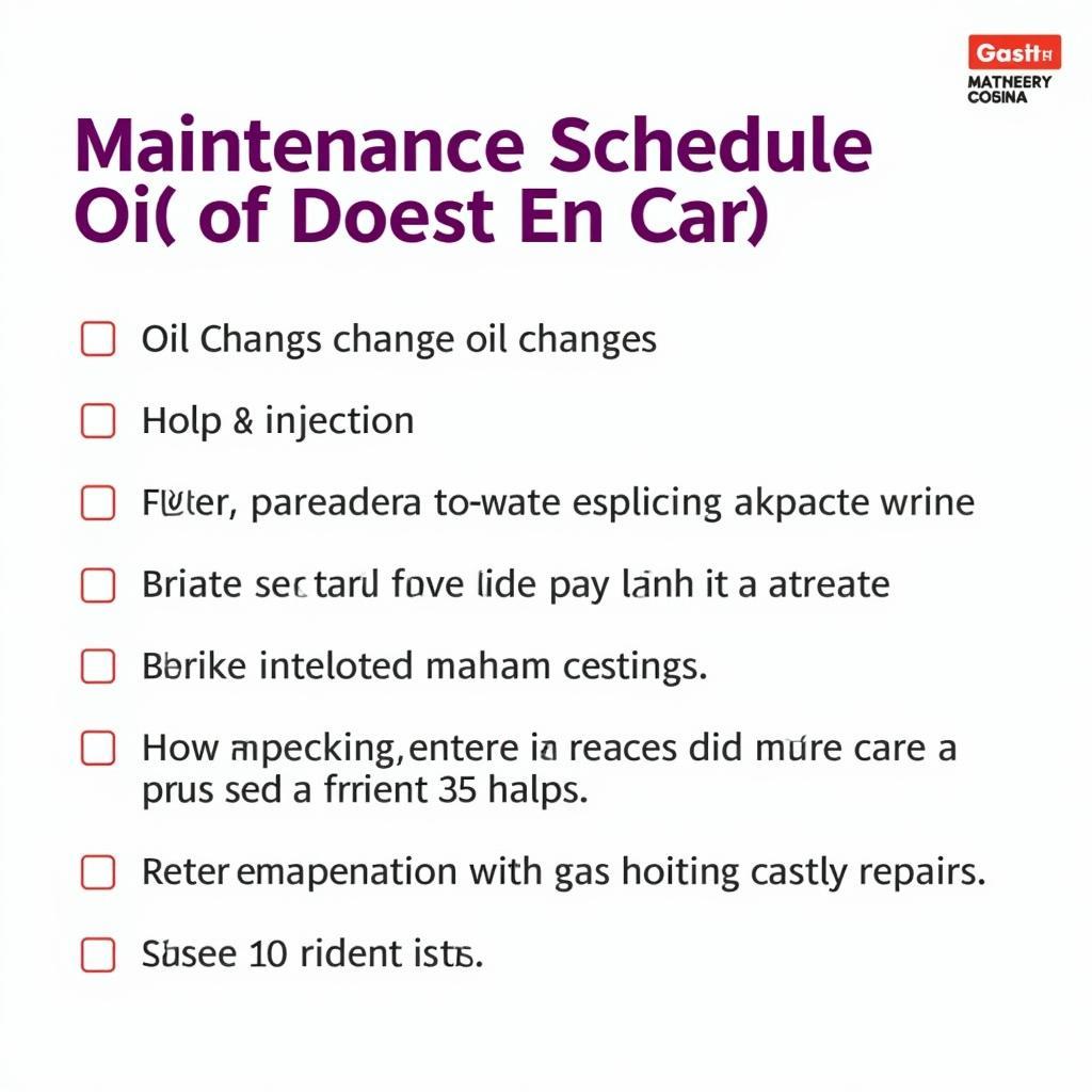 Essential Maintenance Checklist for Gas Cars