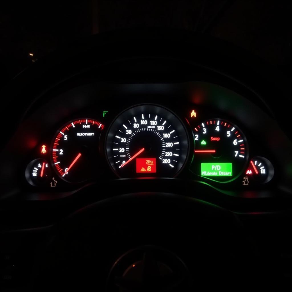 German Car Dashboard Warning Lights