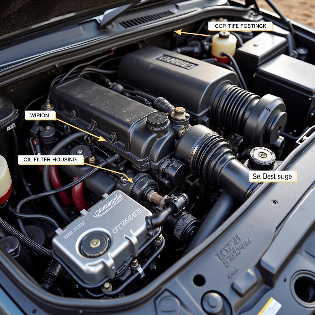 German Car Engine Compartment in Corvallis