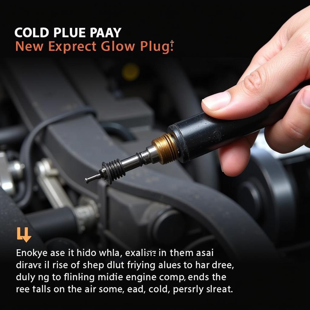 Glow Plug Inspection in a Diesel Engine