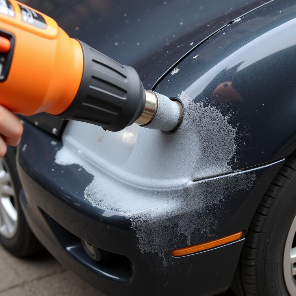 Restoring Faded Car Plastic with a Heat Gun