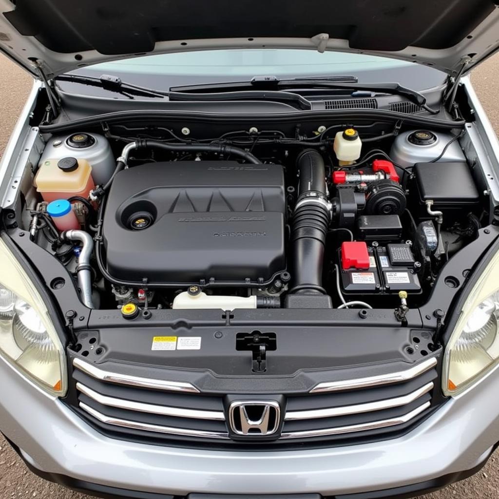 Honda CRV Engine Compartment