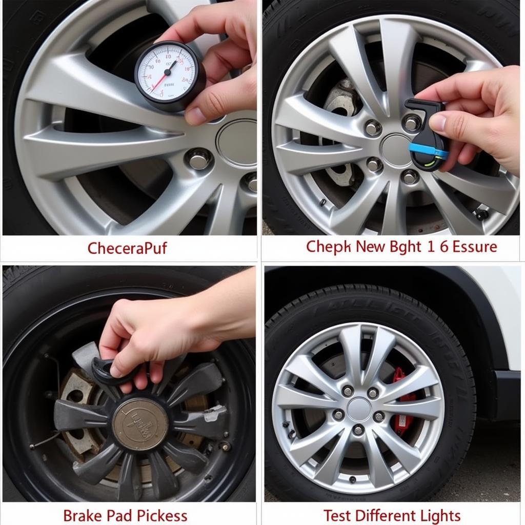 Honda CRV Tire, Brake, and Light Check