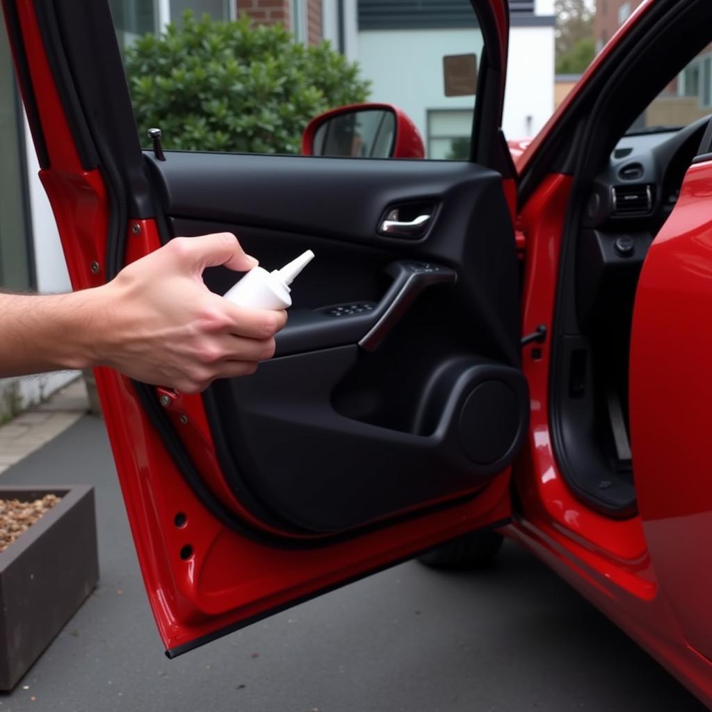 Lubricating the Honda CRZ Door Latch