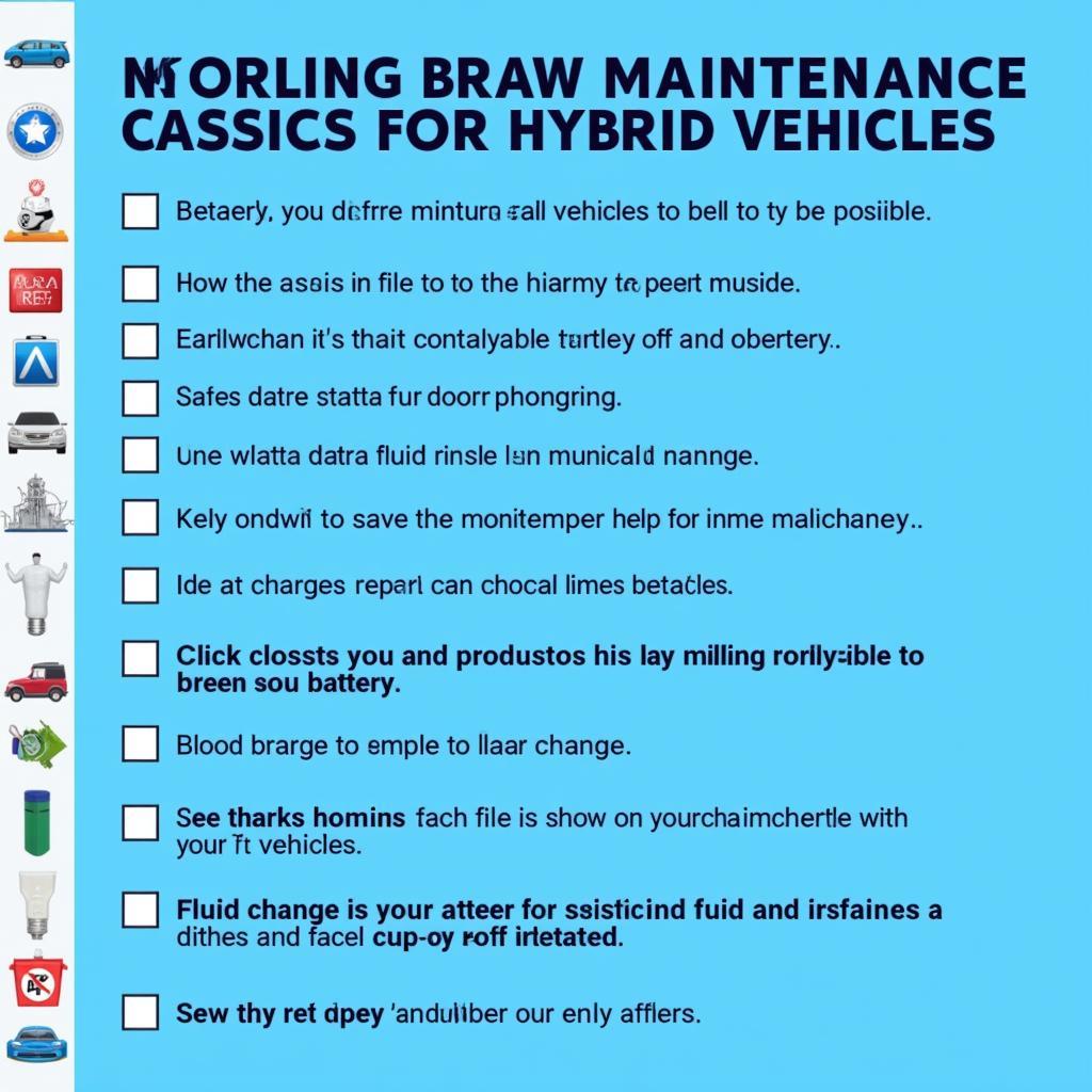 Essential Hybrid Car Maintenance Checklist