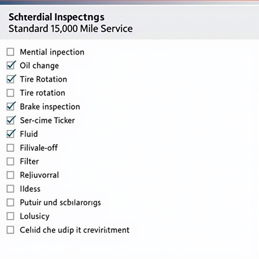 Hyundai 15k Mile Service Checklist