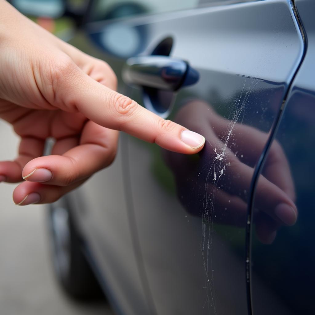 Identifying Shallow Car Scratches