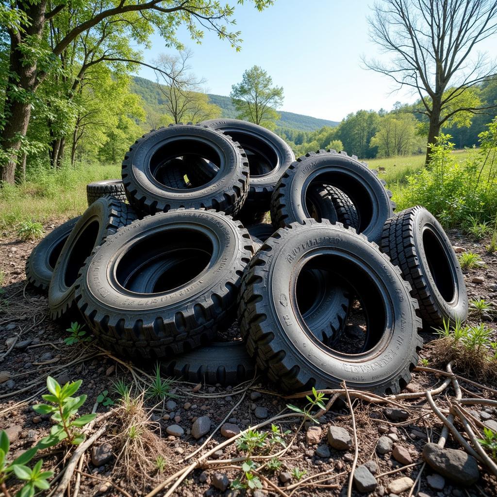 Environmental Impact of Improperly Discarded Tires