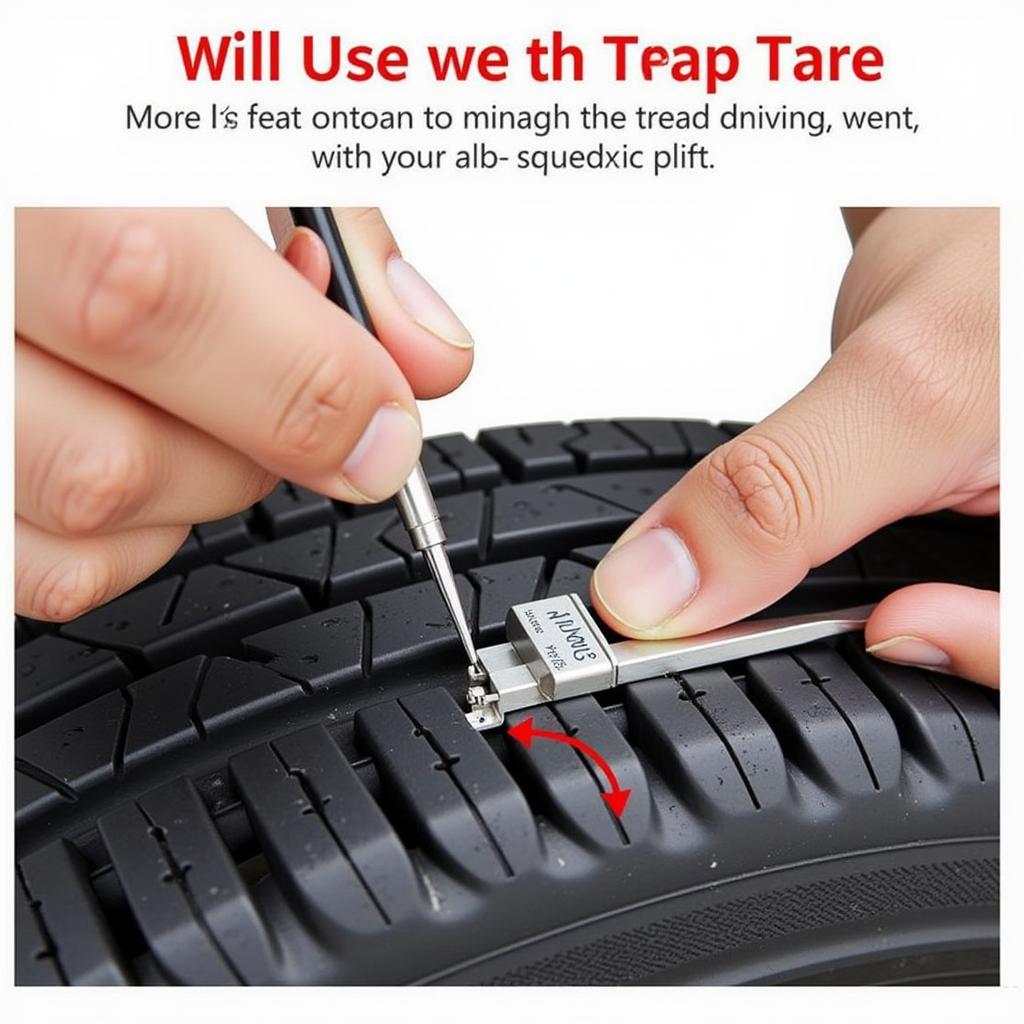 Inspecting Tyre Tread Depth