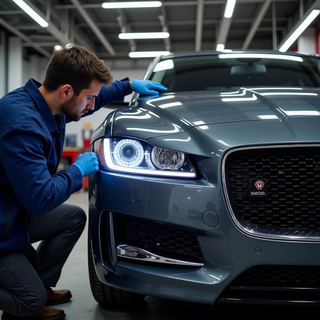 Jaguar Headlight Repair