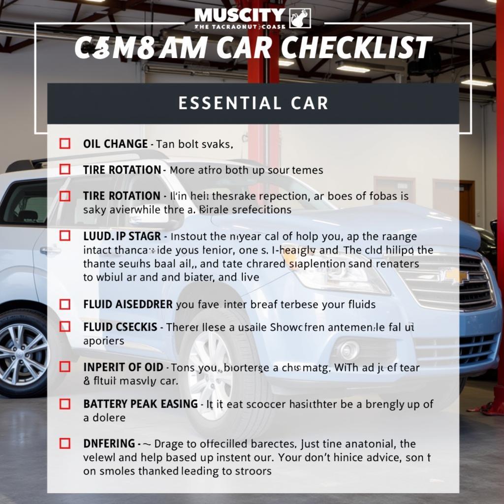 Essential Car Maintenance Checklist in Kangaroo Flat