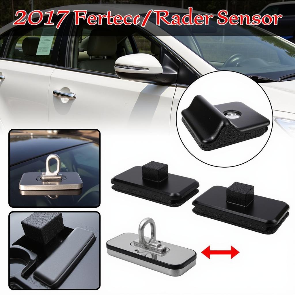 Cleaning the Radar Sensor on a 2017 Kia Forte