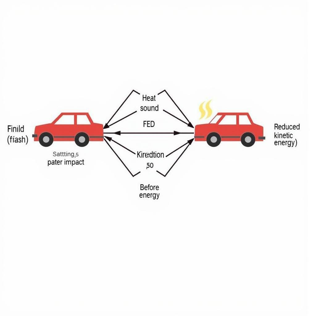 Kinetic Energy Loss in Car Crash