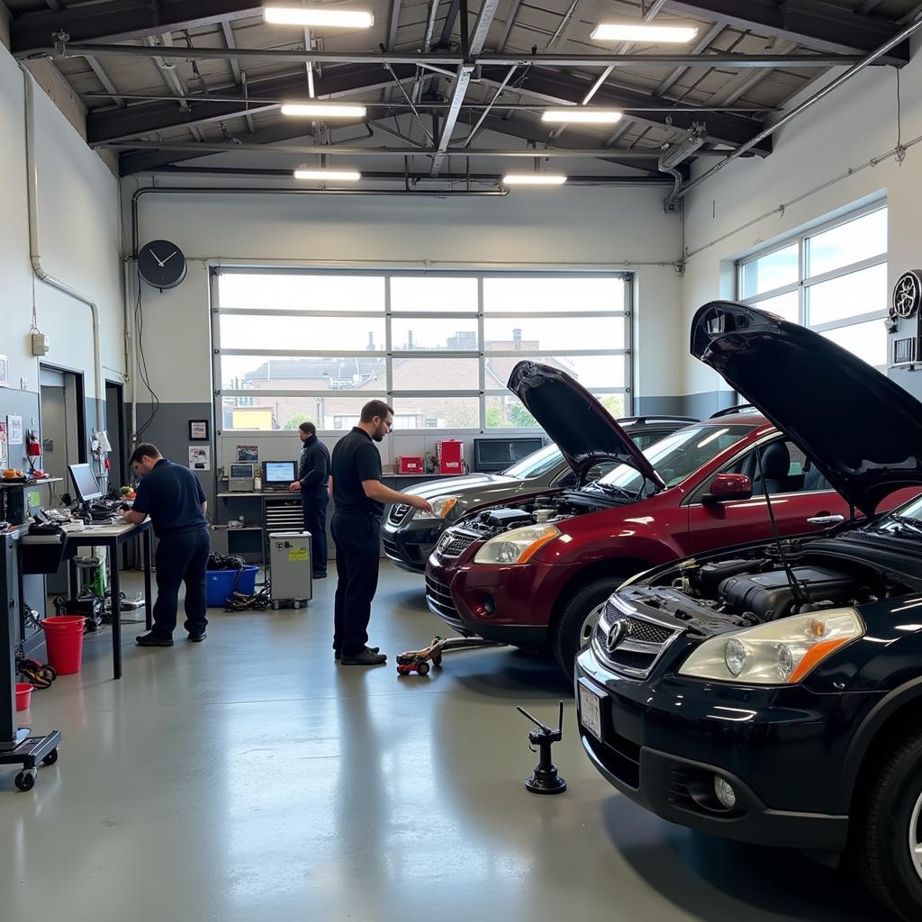 Auto repair shop in Larchmont