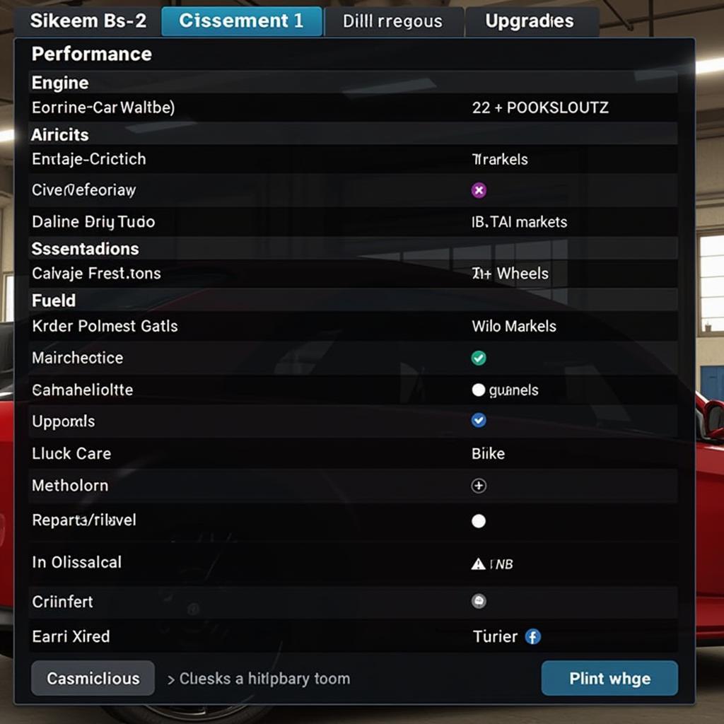 Car Upgrades Available at Los Santos Customs in GTA V