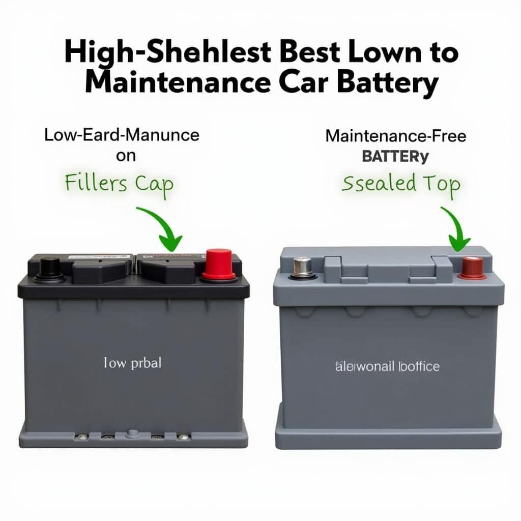 Low Maintenance vs Maintenance Free Car Battery Comparison