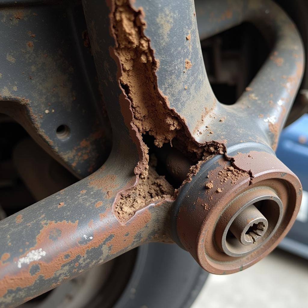 Damaged Lower Control Arm