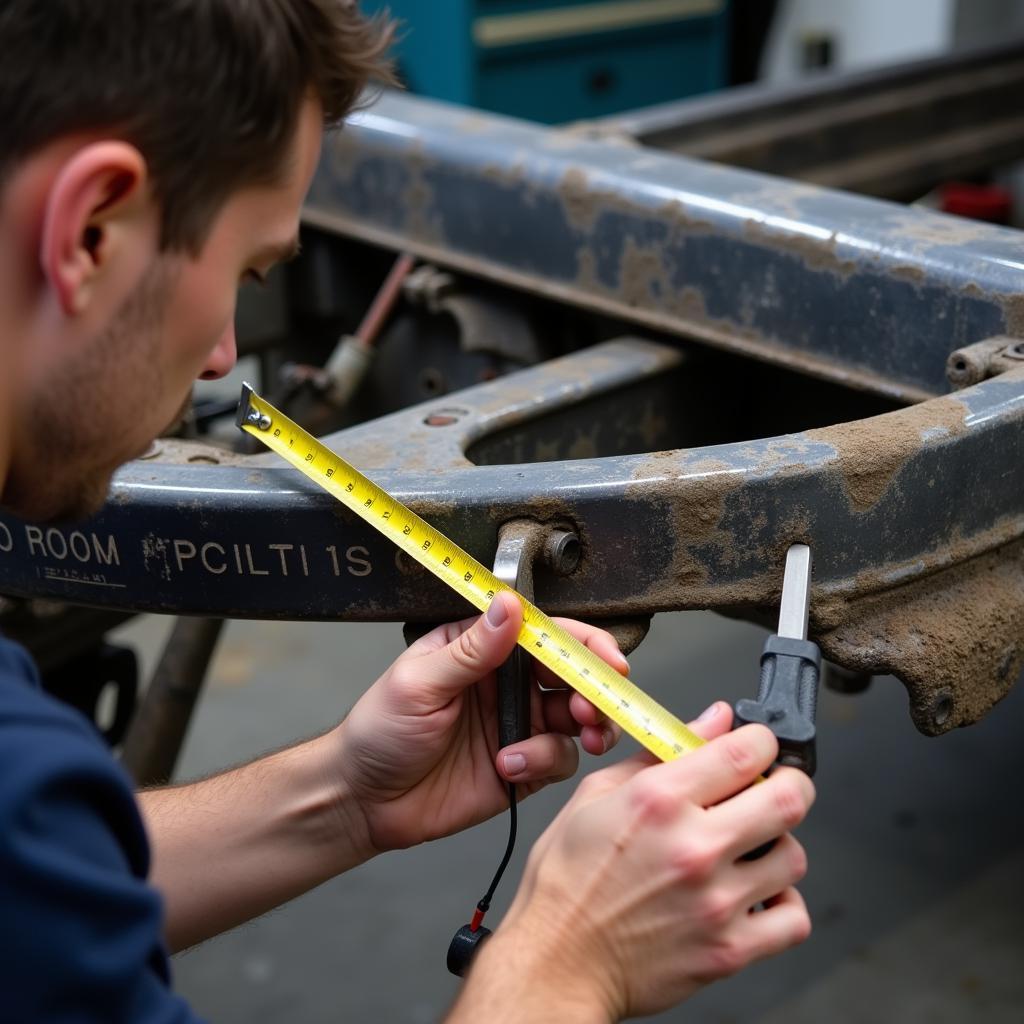 Measuring Car Frame Damage