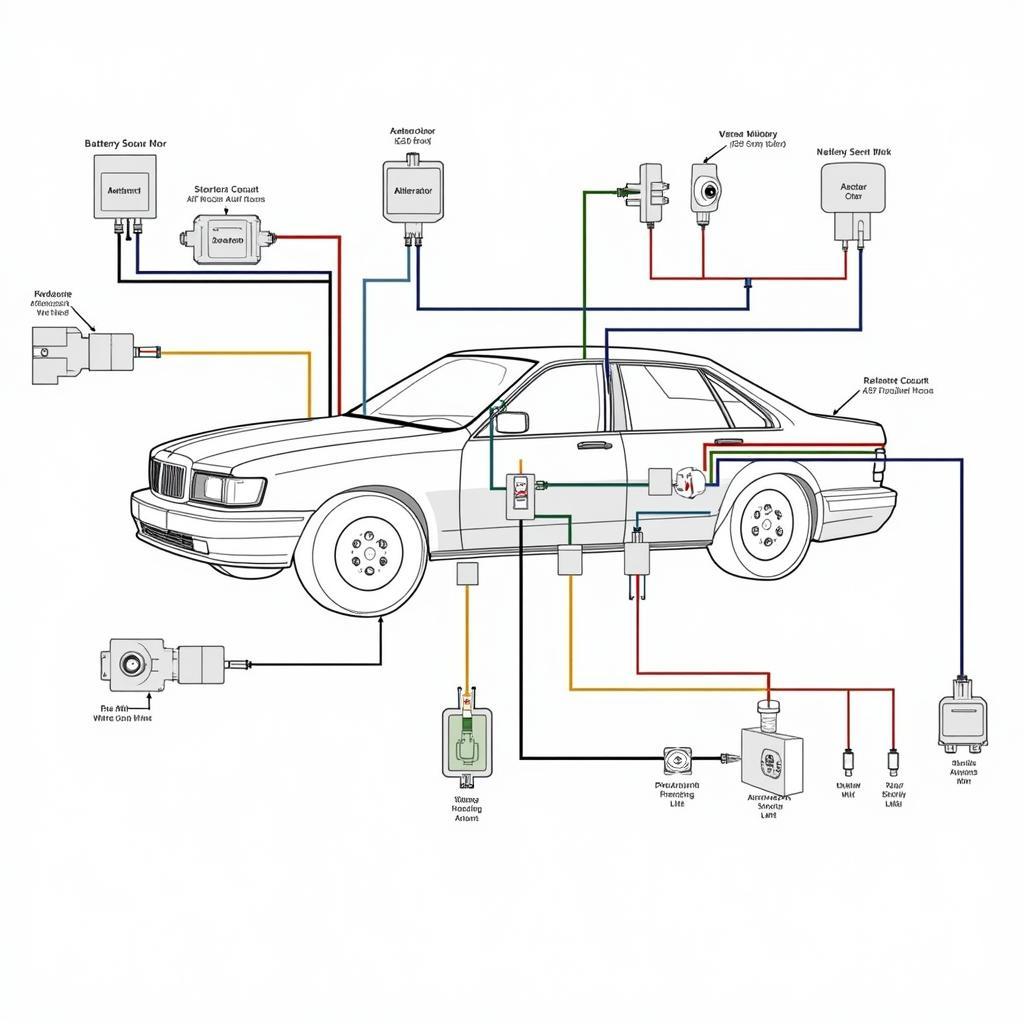 Modern Car Electrical System Diagram