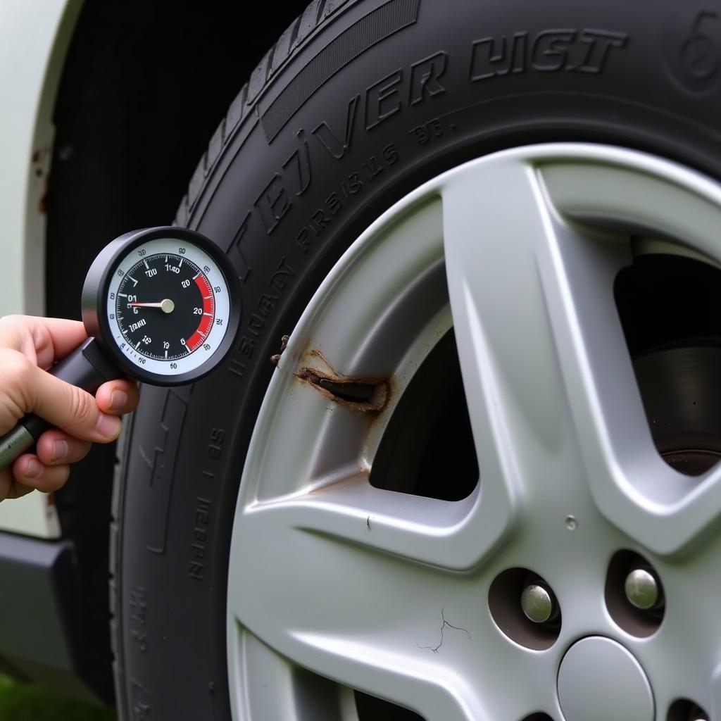 Assessing Nail in Tire Damage