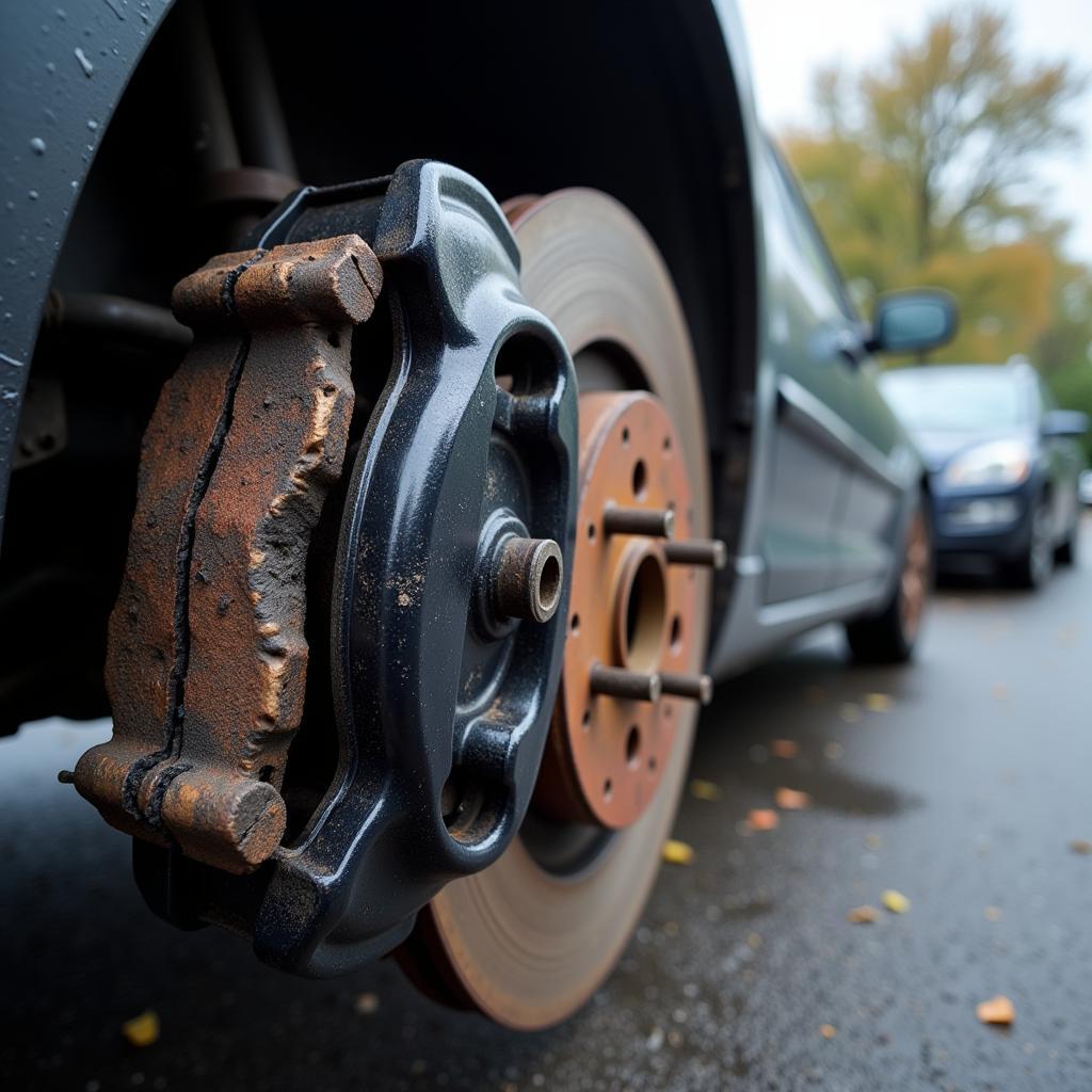 Neglected Brakes Leading to Car Accident