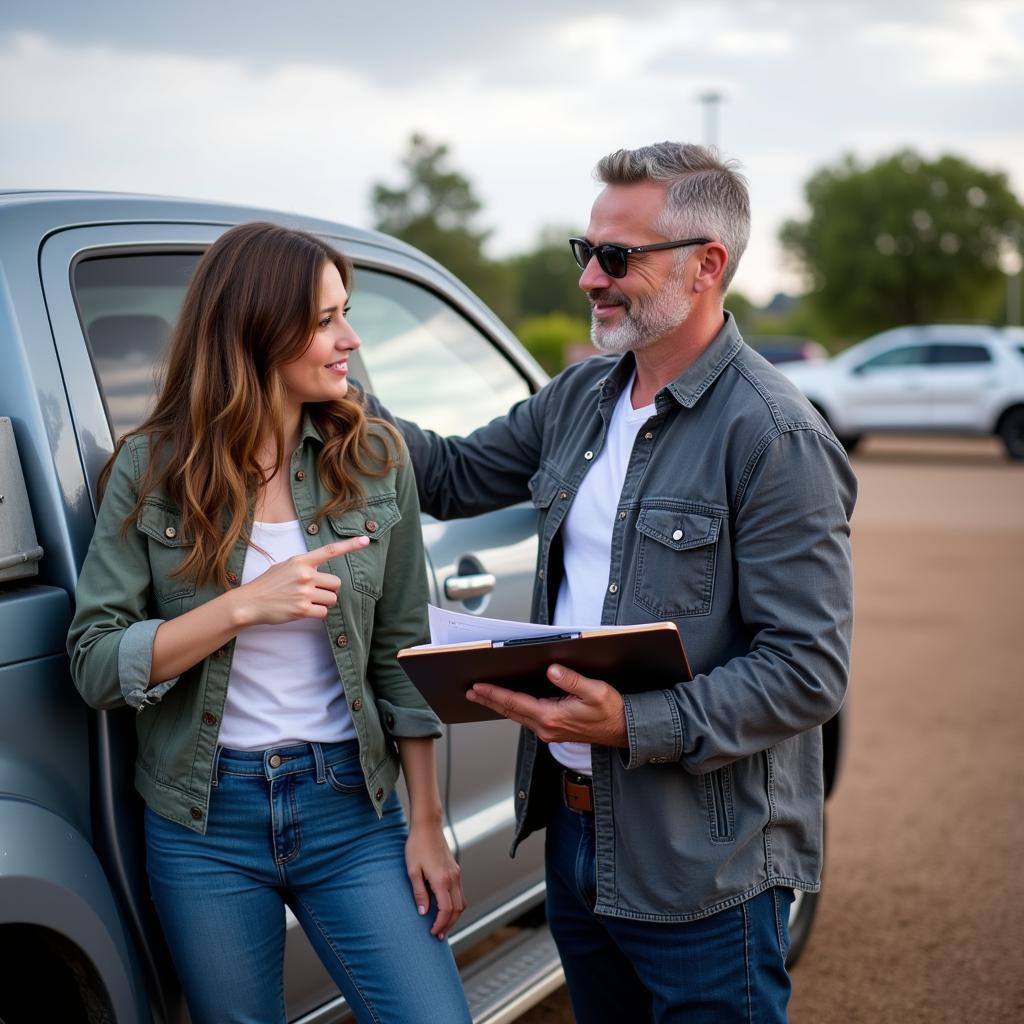 Negotiating the Price of a Used Pickup Truck