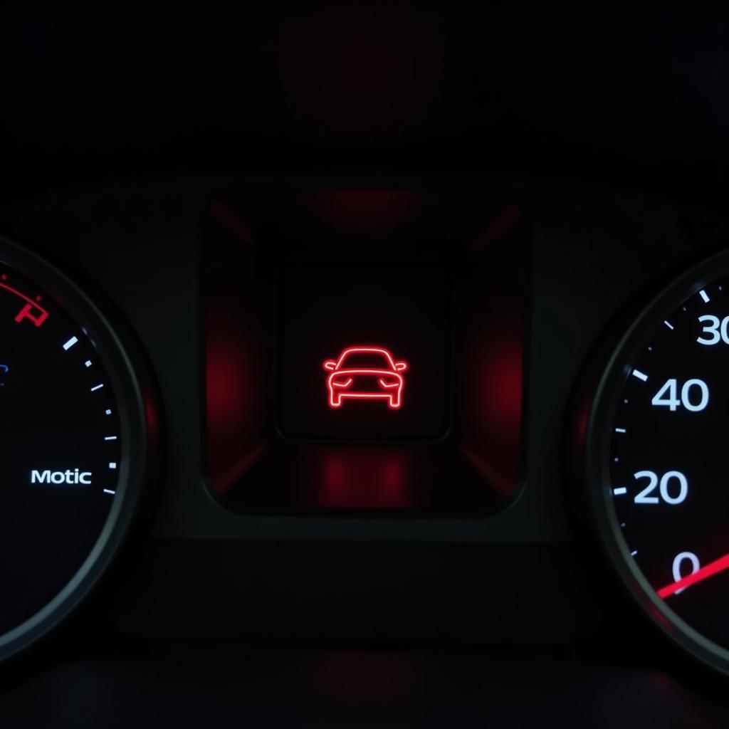 Nokia 1600 Car Symbol on Dashboard