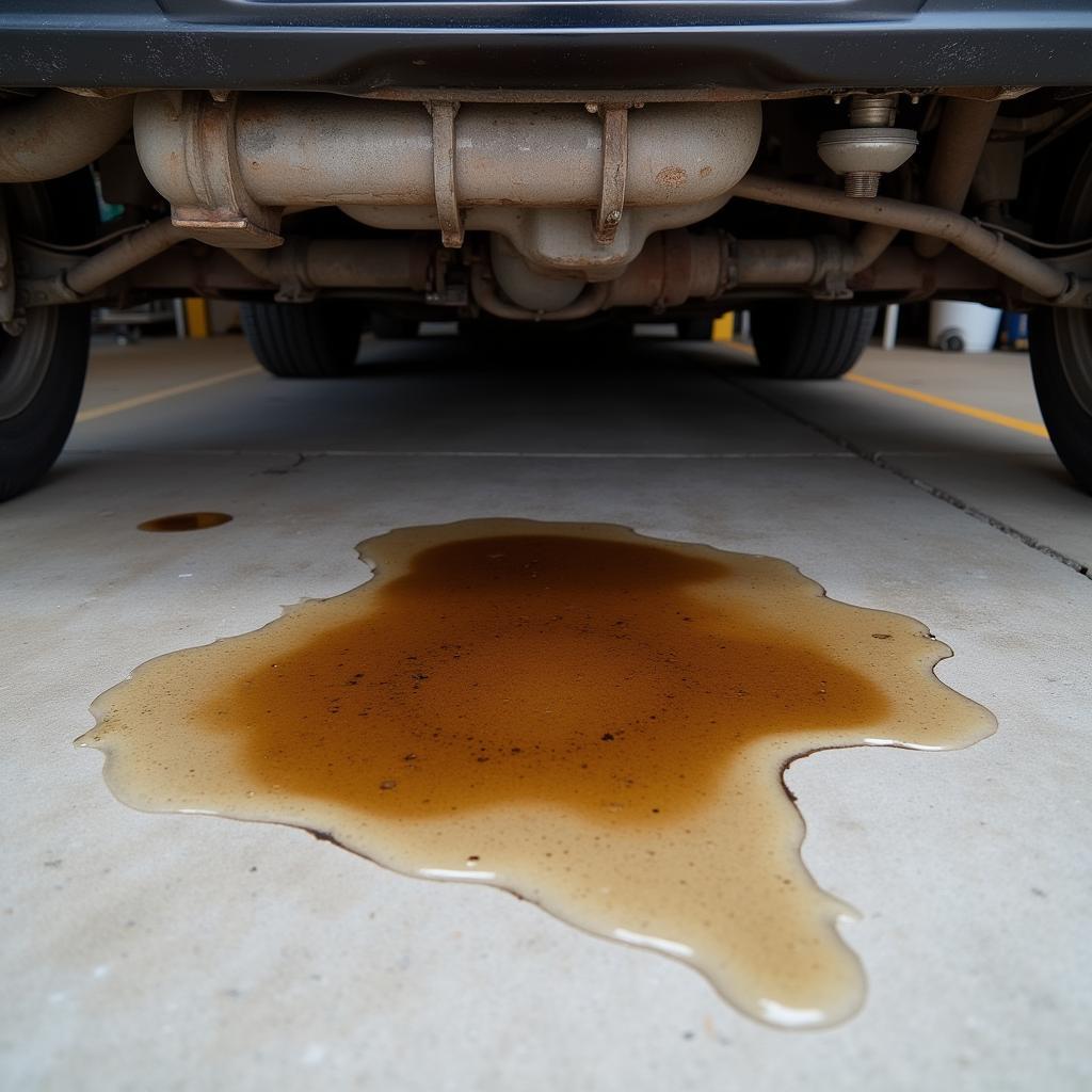 Oil Leak Under Car