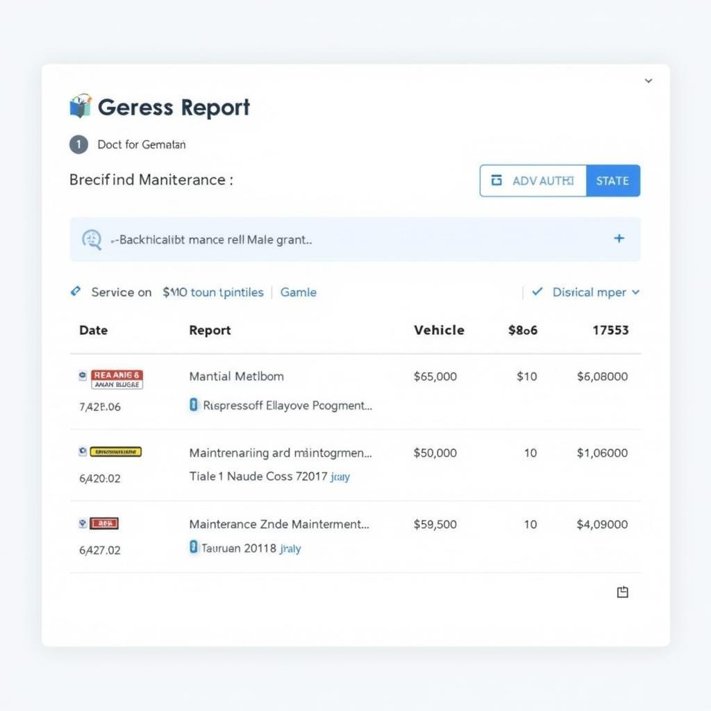 Online Car Maintenance Tracker Report