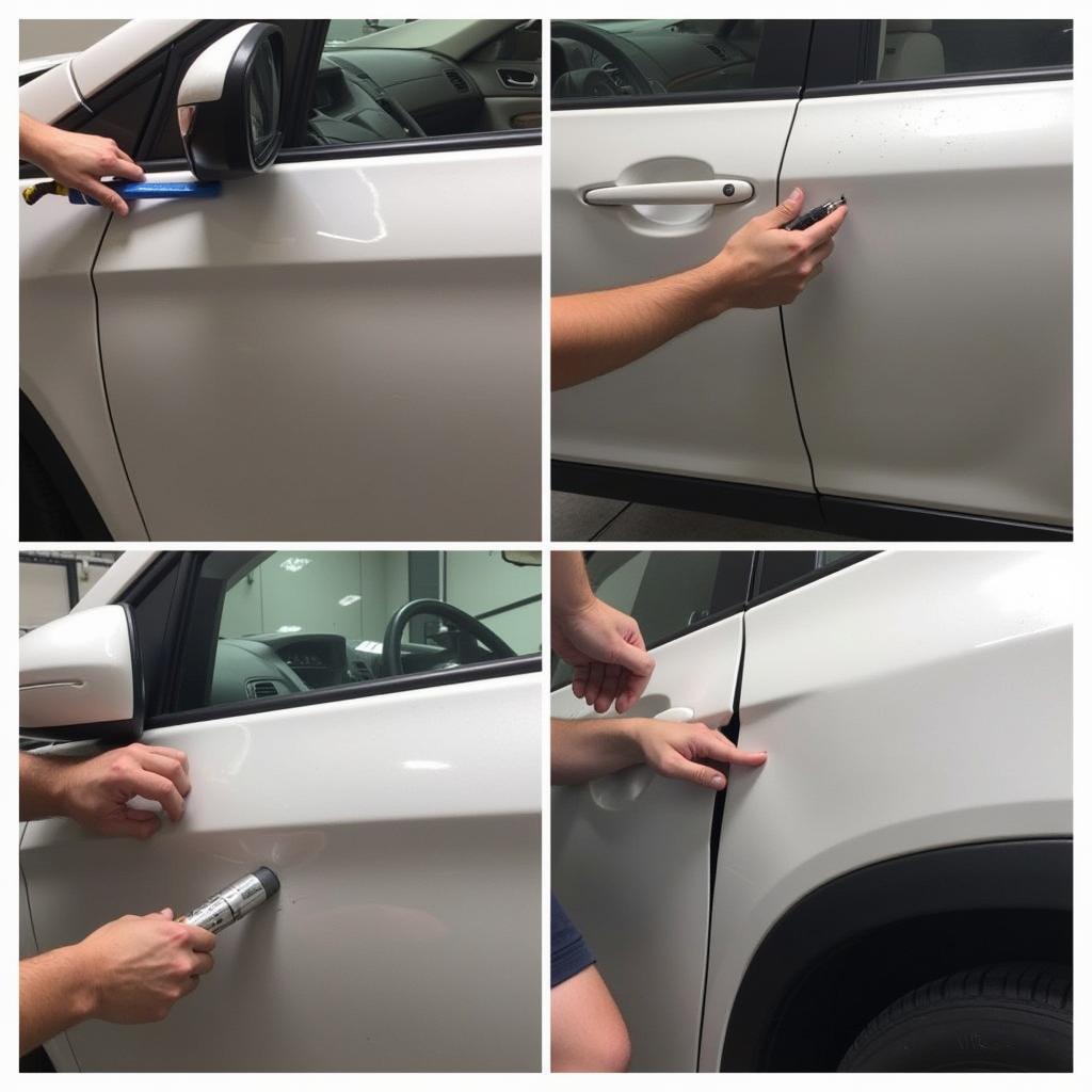 Paintless Dent Repair Process