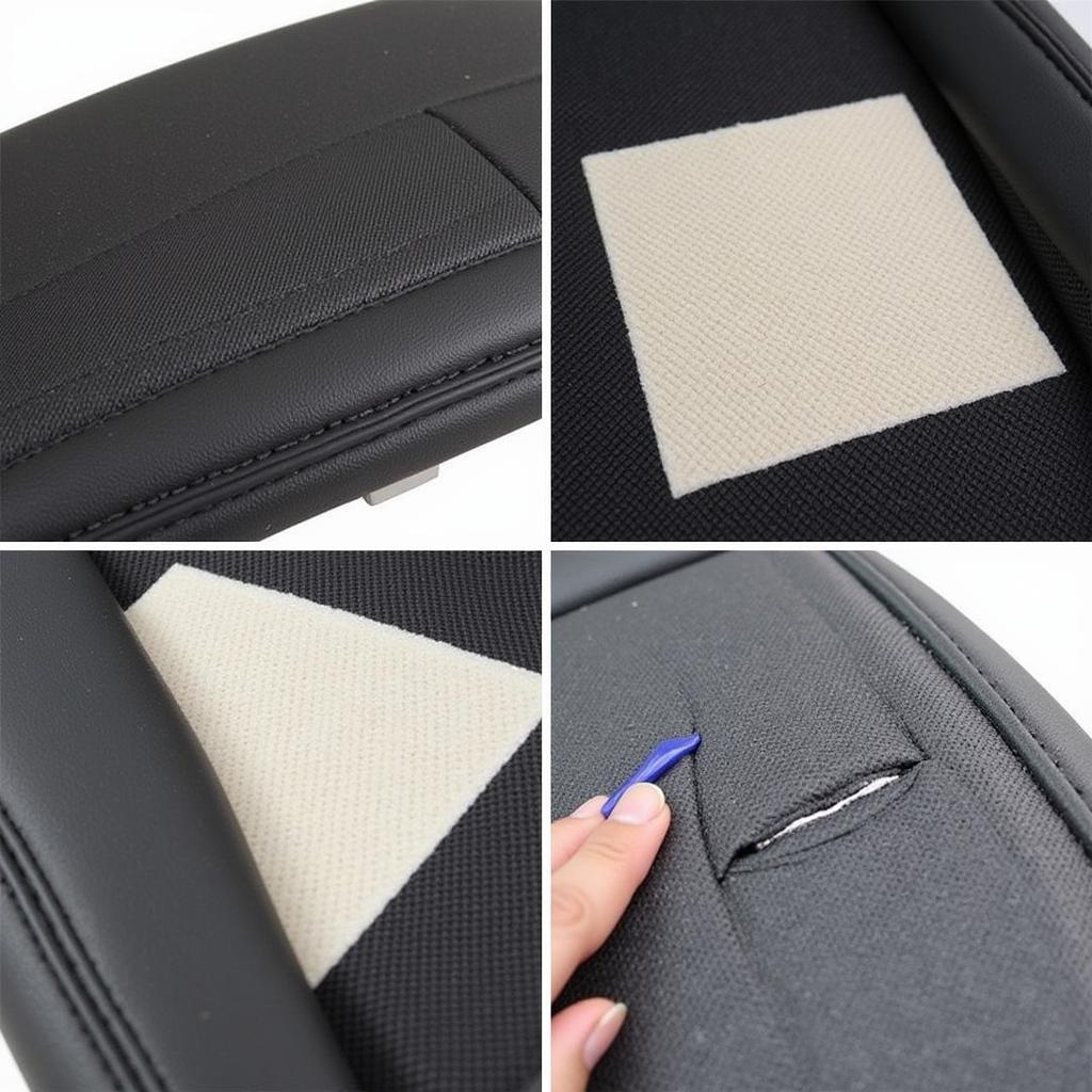 Patching a Large Rip in a Car Seat