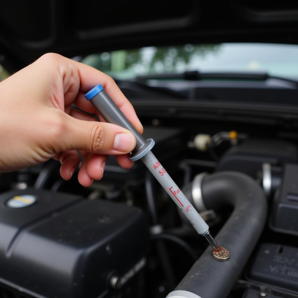 Checking Pickup Truck Transmission Fluid