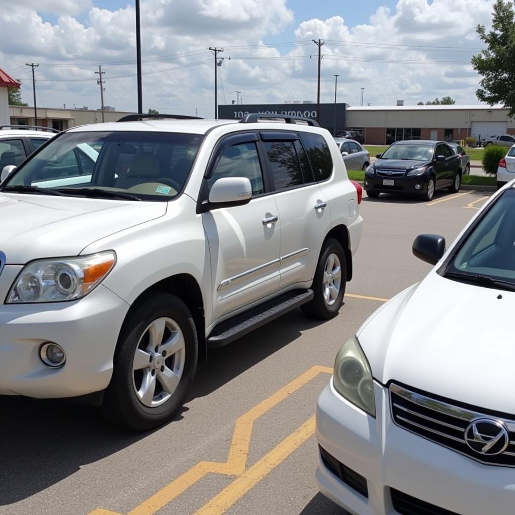 Preventing Car Door Dents by Strategic Parking