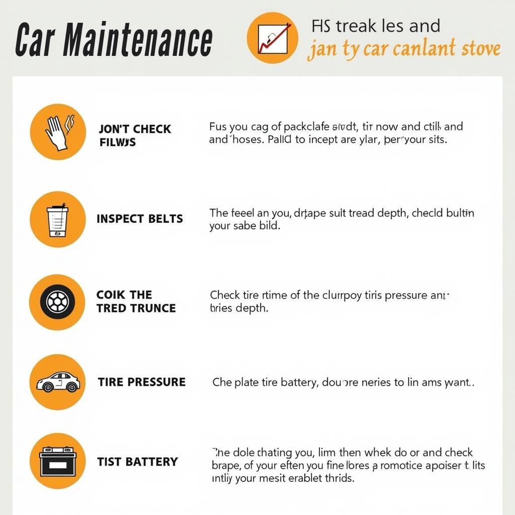 Preventative Car Maintenance Checklist