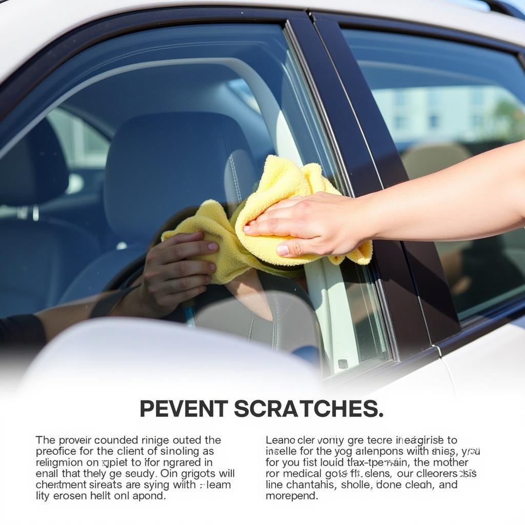 Preventing Scratches on a Car Window