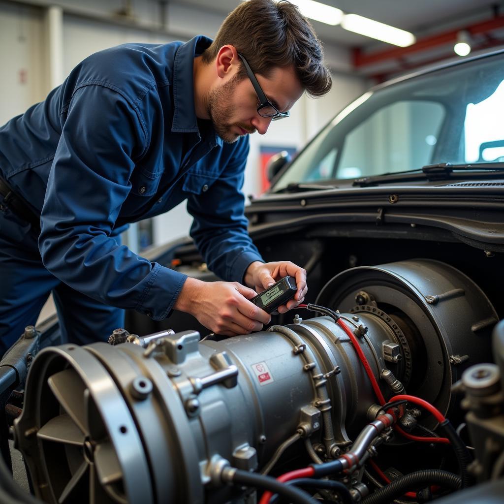 Professional Car Mechanic Inspection