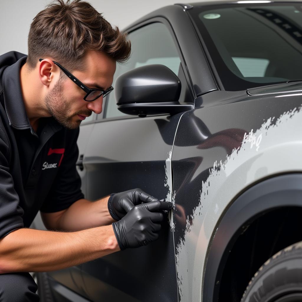 Professional Car Wrap Repair