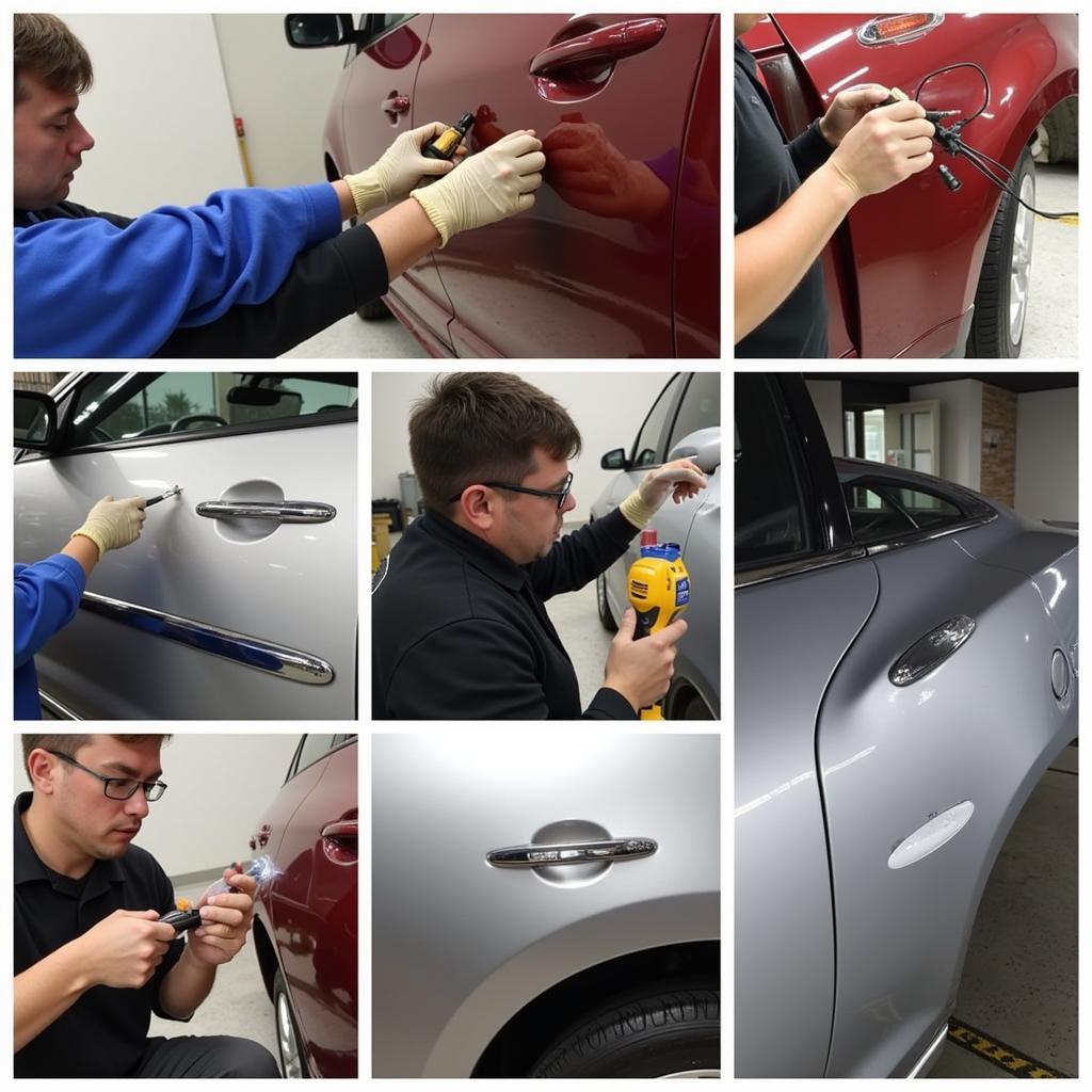 Professional Dent Repair Process