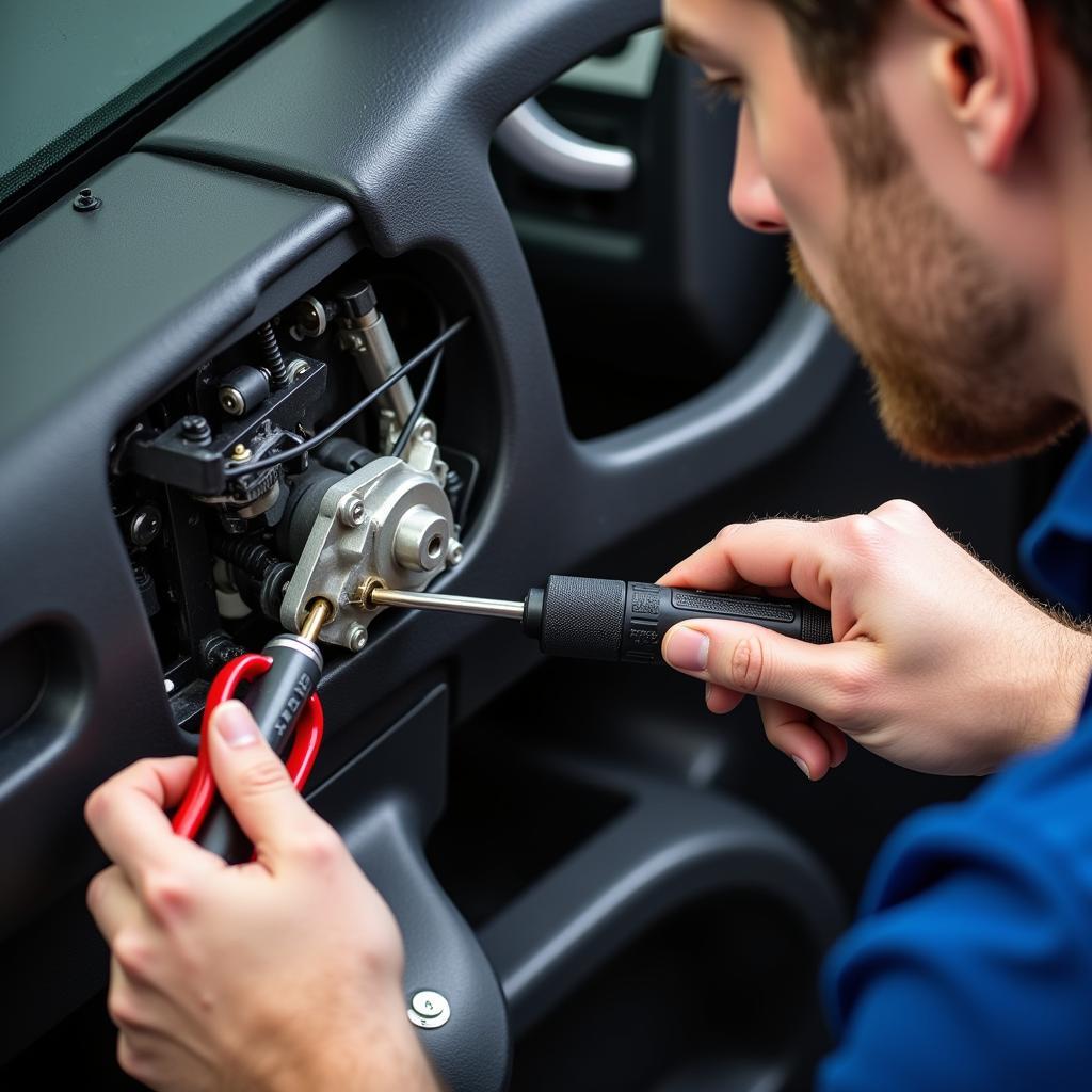 Professional Inspecting Car Window Mechanism