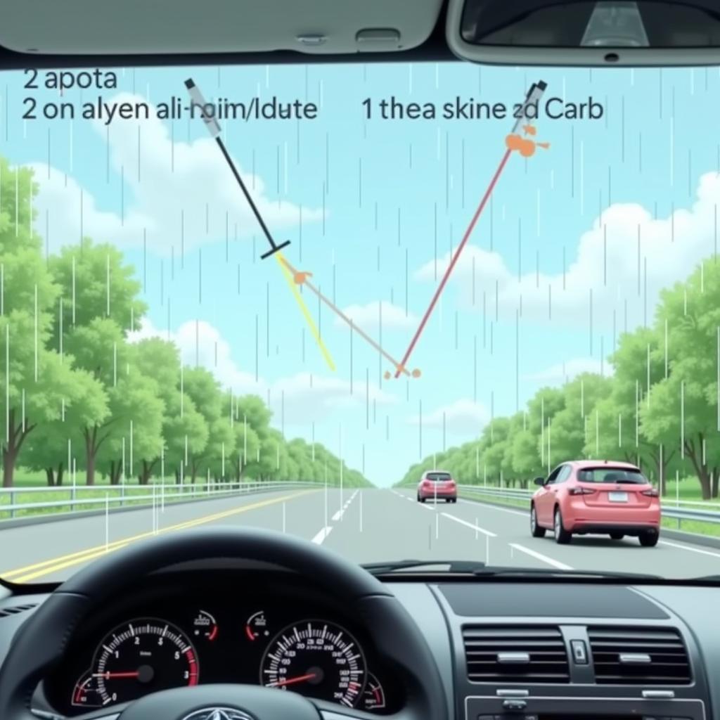 Raindrop Angle and Car Speed