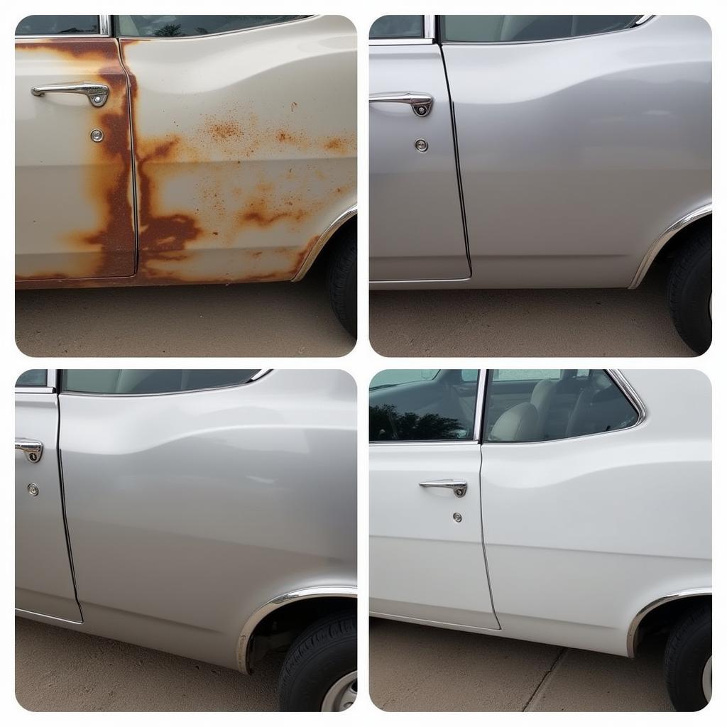 Real Car Rust Repair Process