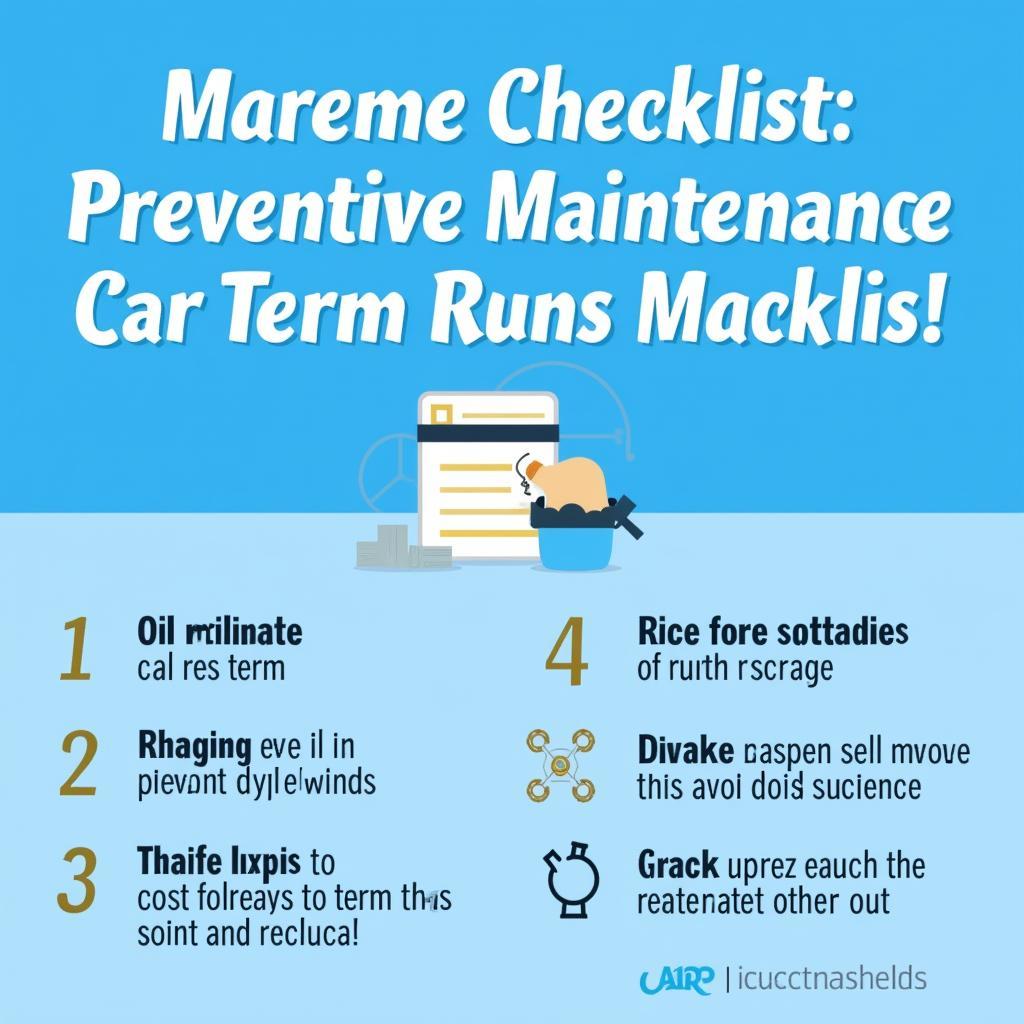 Regular Car Maintenance Checklist