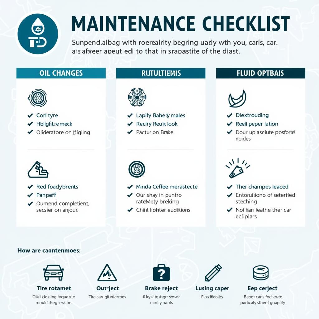 Regular Car Maintenance Checklist